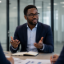 Business analysis manager or consultant advising stakeholders on business transformation